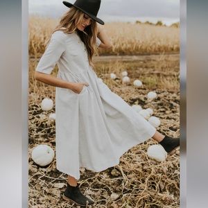 Roolee light grey dress